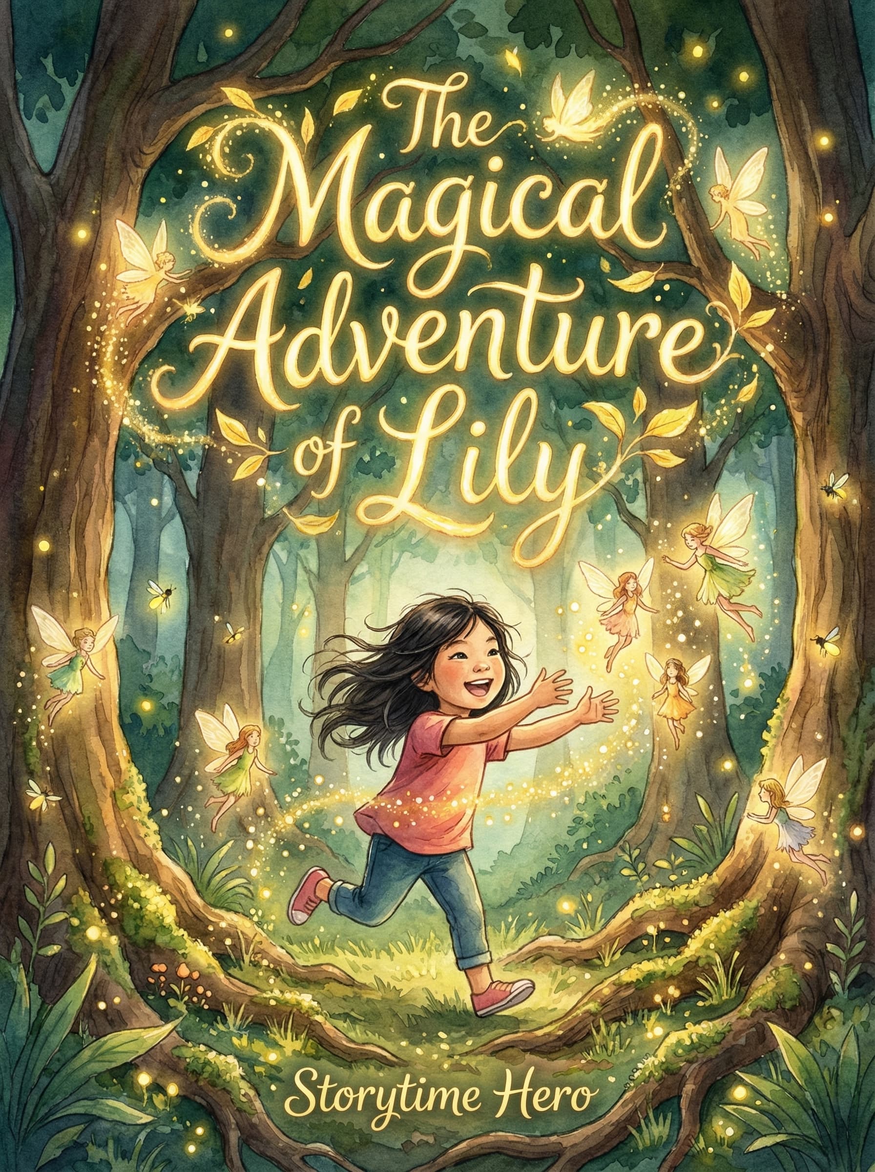 The Magical Adventure of Lily - personalized storybook cover