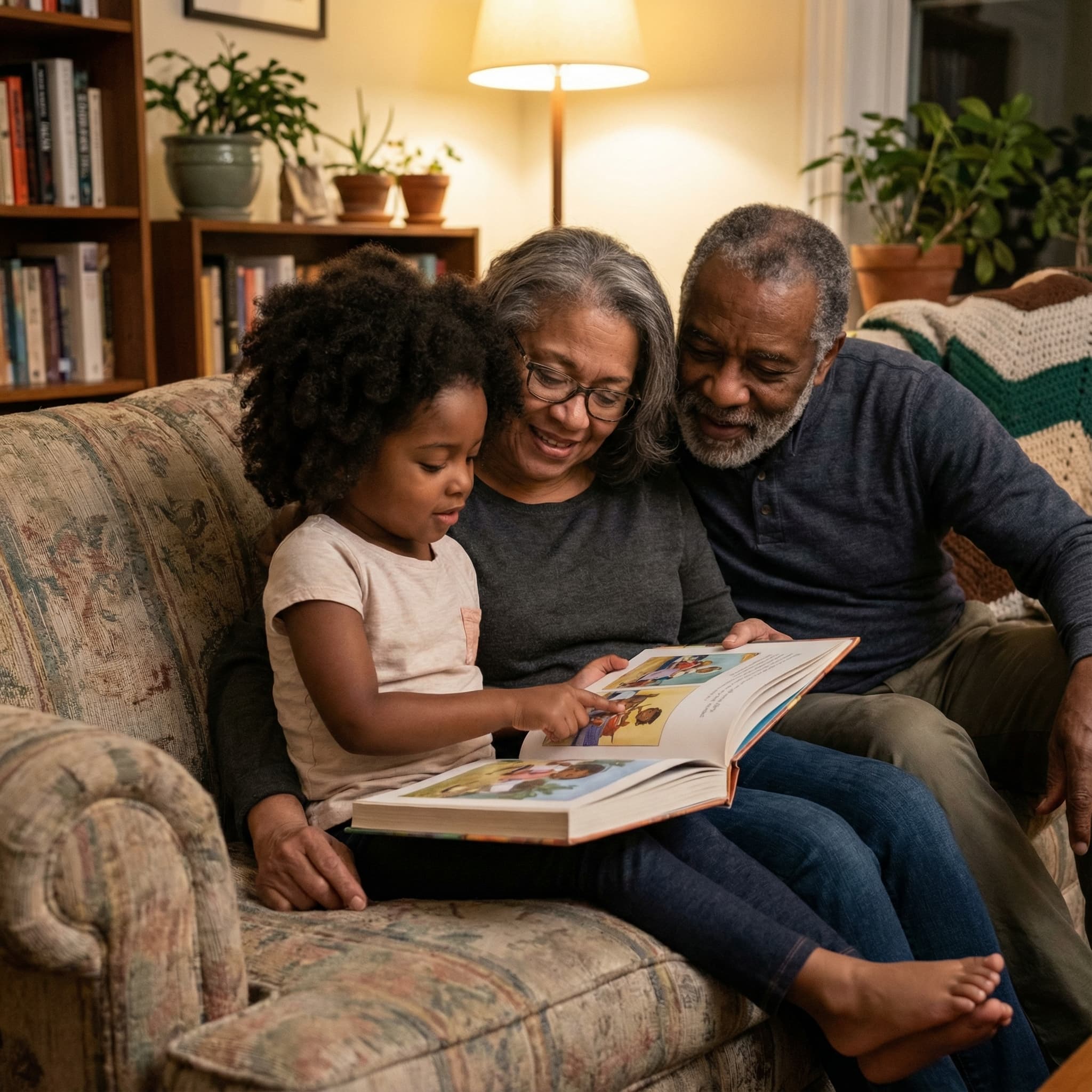Maya, 4 with their personalized storybook