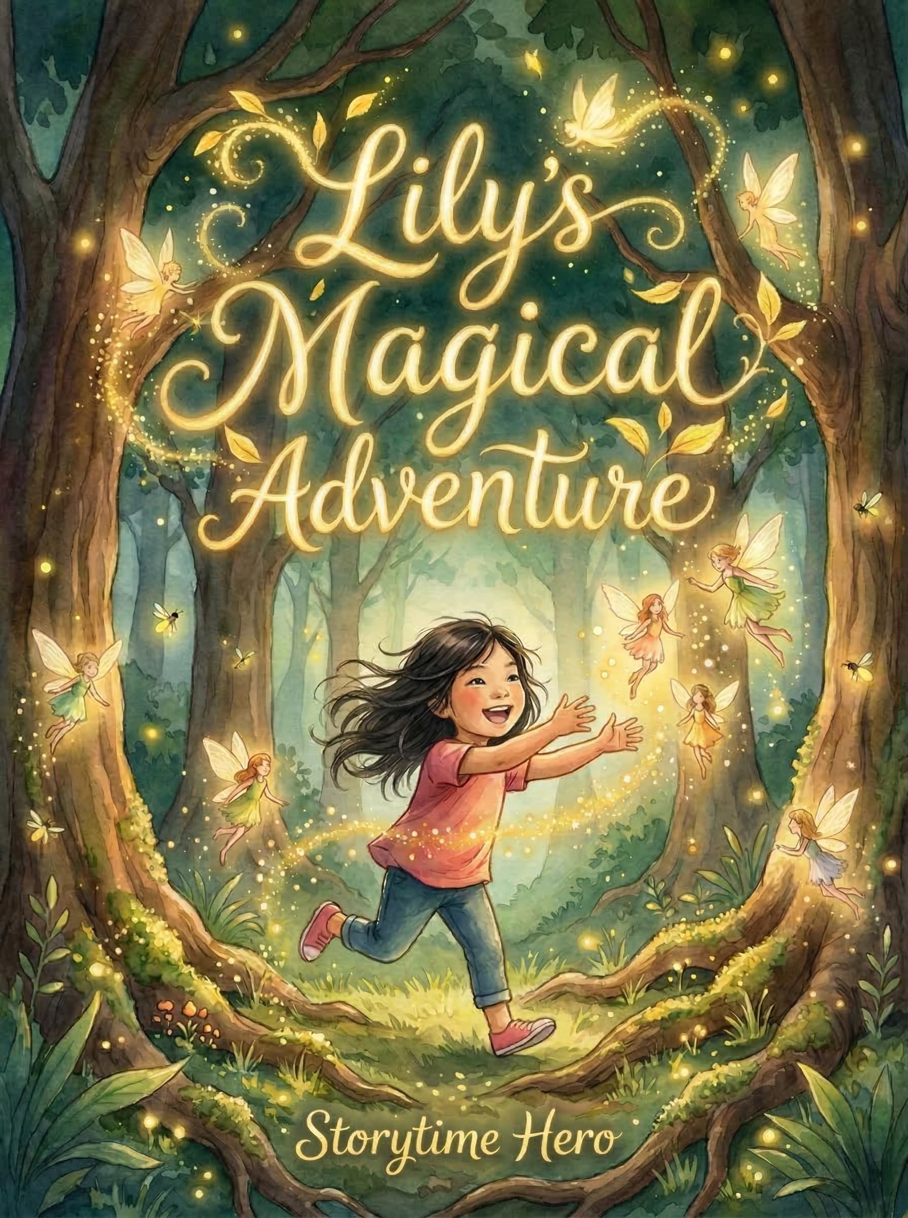 The Magical Adventure of Lily - personalized storybook cover